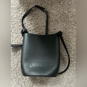 Burberry leather bucket bag